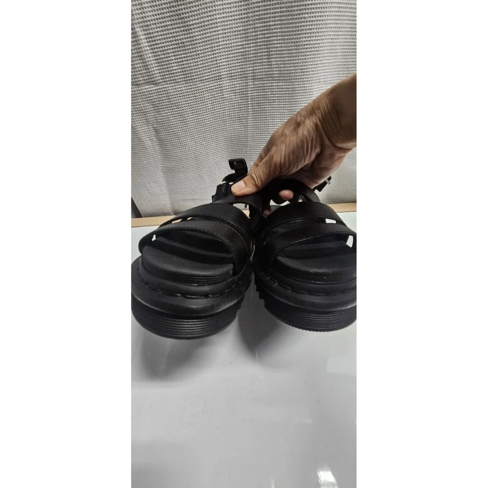 Dr. Martens Women's Blaire Sandal Black Brando Leather upper‎ woman US 5-5.5